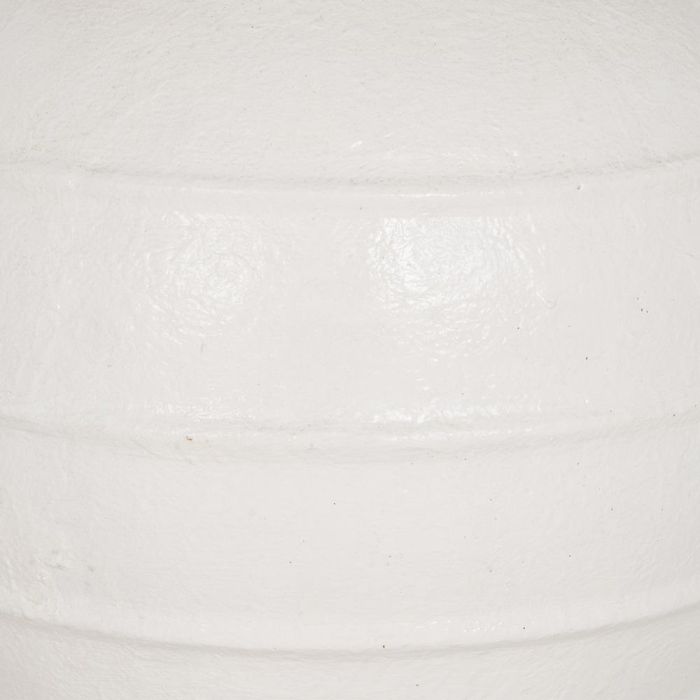 Jarrón Blanco Fibra de Cemento 45 X 45 X 51 cm