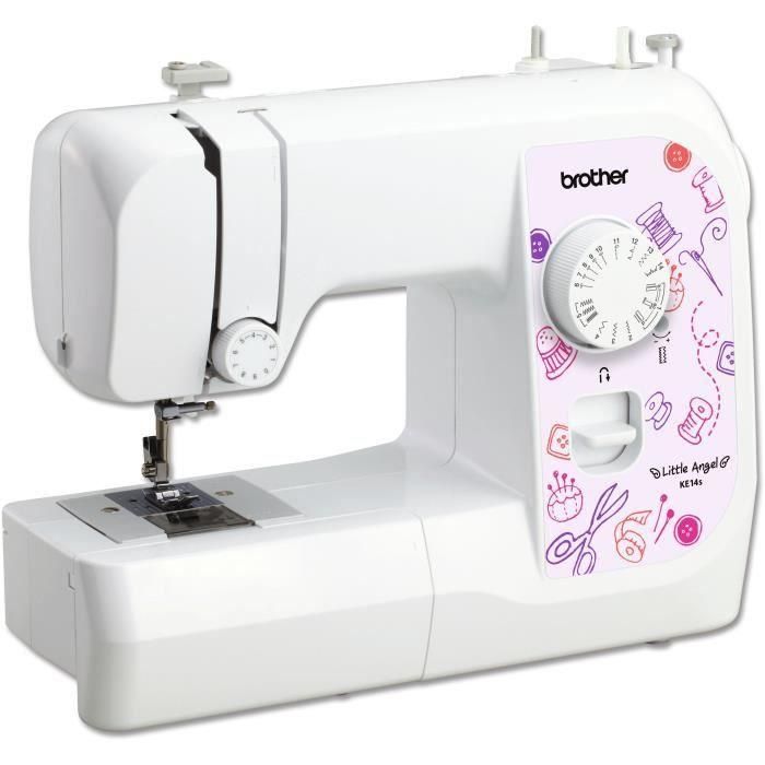 Brother KE14SVM1 Máquina de Coser Mecánica, 14 funciones, para todo tipo de telas, fácil de usar con protección para los dedos e iluminación LED Brother KE14SVM1 Máquina de Coser Mecánica, 14 funciones, para todo tipo de telas, fácil de usar con protección para los dedos e iluminación LED