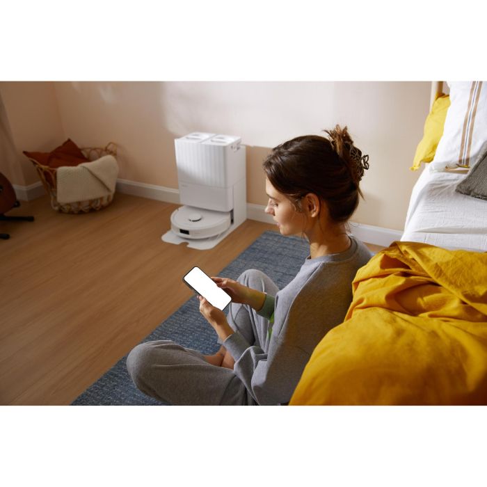 Roborock QR 598 Aspirador Robot Blanco con Autolimpieza y Potencia de Succión 8000 Pa, Depósito 2,7 L, Mopa Elevable 3 Roborock QR 598 Aspirador Robot Blanco con Autolimpieza y Potencia de Succión 8000 Pa, Depósito 2,7 L, Mopa Elevable 3