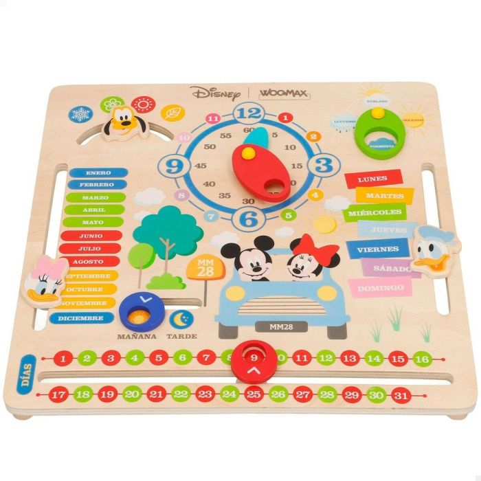 Juego Educativo Disney Calendario 30 x 3,5 x 30 cm (6 Unidades) 6