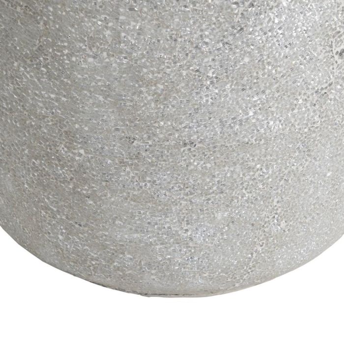 Jarrón Blanco Fibra de Vidrio Decoración 46 X 46 X 91 cm