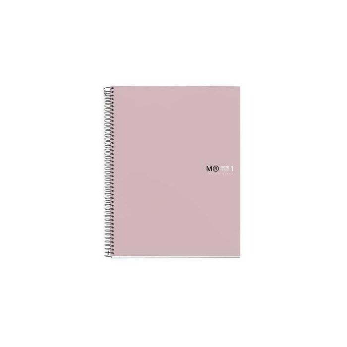 Bloc Miquelrius The Original Notebook 1 Micro.Tapa Extra A4 80H 90G Cuadric.5X5 Rosa Arena 5 unidades
