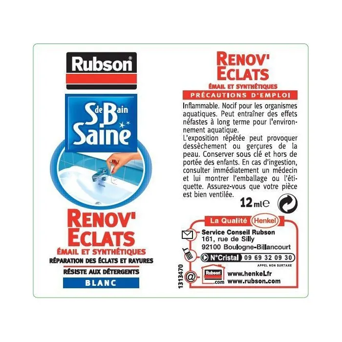 Rubson RUB3178040573215 Productos de baño saludables Rénov'explosions - Botella - 12ml 1