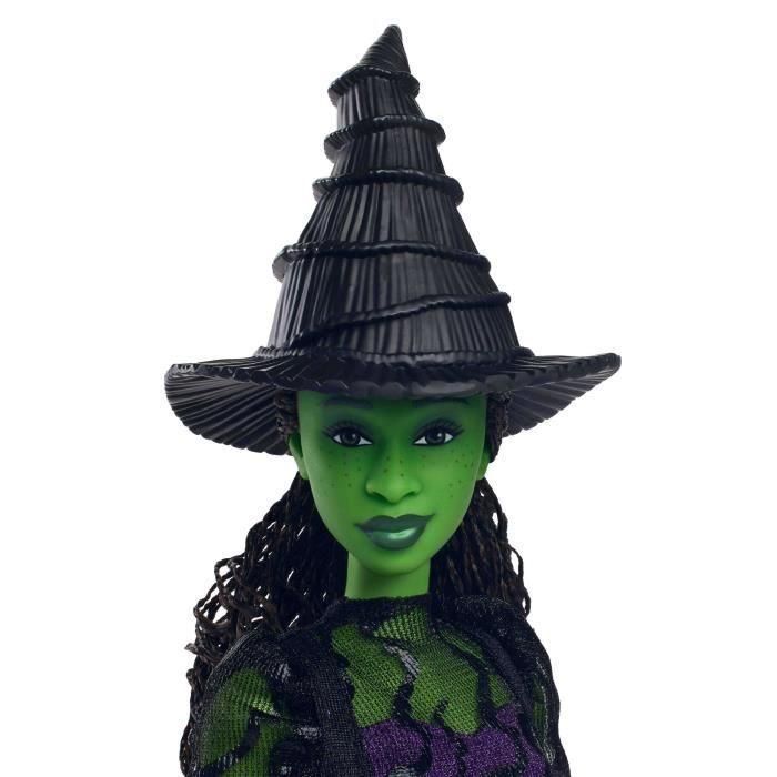 Mattel Hxt62 Muñeca de Moda Elphaba Thropp inspirada en Wicked con vestido, mangas de encaje, botas y sombrero 5 Mattel Hxt62 Muñeca de Moda Elphaba Thropp inspirada en Wicked con vestido, mangas de encaje, botas y sombrero 5
