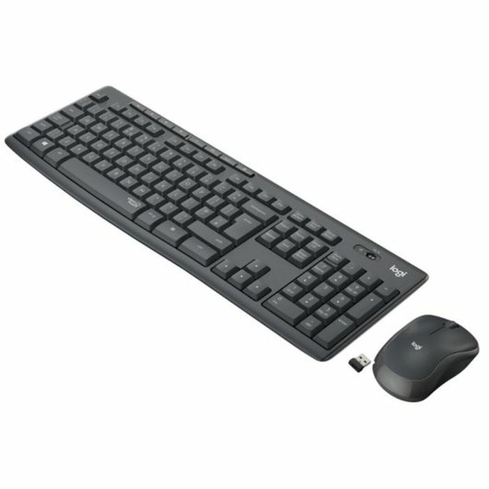 Teclado Logitech Negro QWERTY