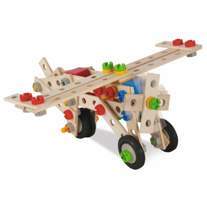 Eichhorn Juego de Construcción 8 en 1: Conjunto de 300 piezas para crear Turbina Eólica, Grúa, Aviones y más vehículos 7 Eichhorn Juego de Construcción 8 en 1: Conjunto de 300 piezas para crear Turbina Eólica, Grúa, Aviones y más vehículos 7