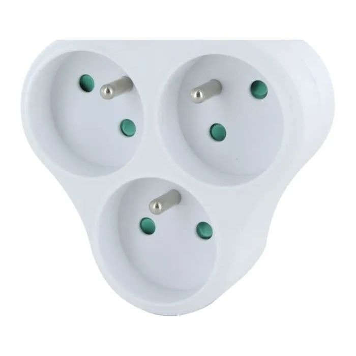 Chacon 5411478400066 Dominó 3x16A Triángulo con Interruptor Blanco 0 Chacon 5411478400066 Dominó 3x16A Triángulo con Interruptor Blanco 0