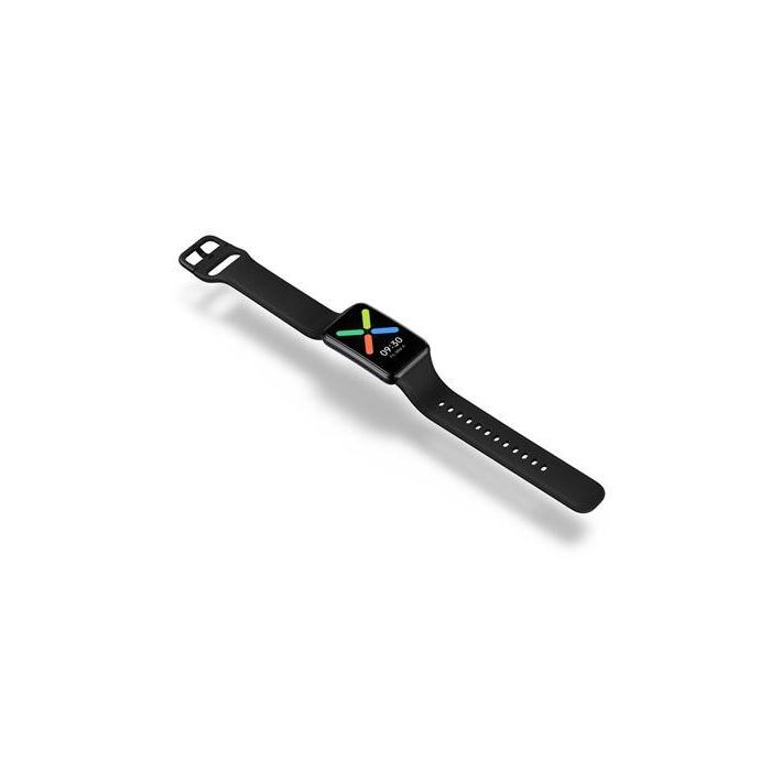 Oppo Watch Free Smartwatch Negro - Pantalla AMOLED Curva 1.64" 280x456, Monitoreo Sueño y Oxígeno, Frecuencia Cardíaca, +100 Modos Ejercicio, Bluetooth 5.0