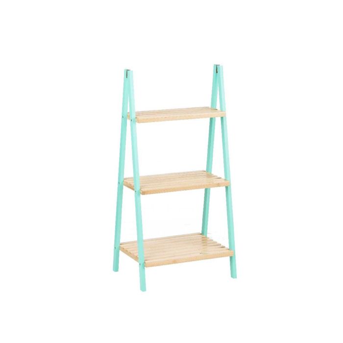 Estantería Escalera 3 Estantes Bambú Menta 40x81x30 cm - Berilo 1 Estantería Escalera 3 Estantes Bambú Menta 40x81x30 cm - Berilo 1