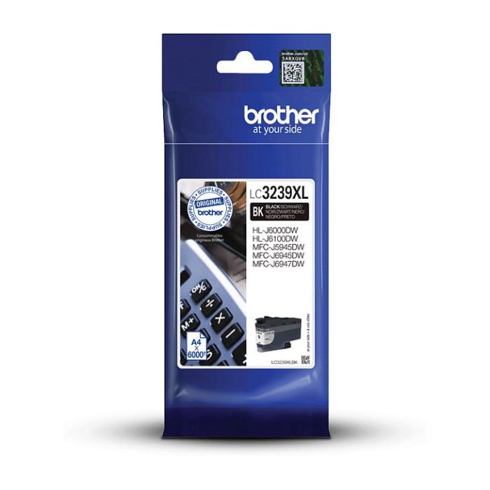 BROTHER Cartucho de tinta negro de larga duracion LC3239XLBK BROTHER Cartucho de tinta negro de larga duracion LC3239XLBK
