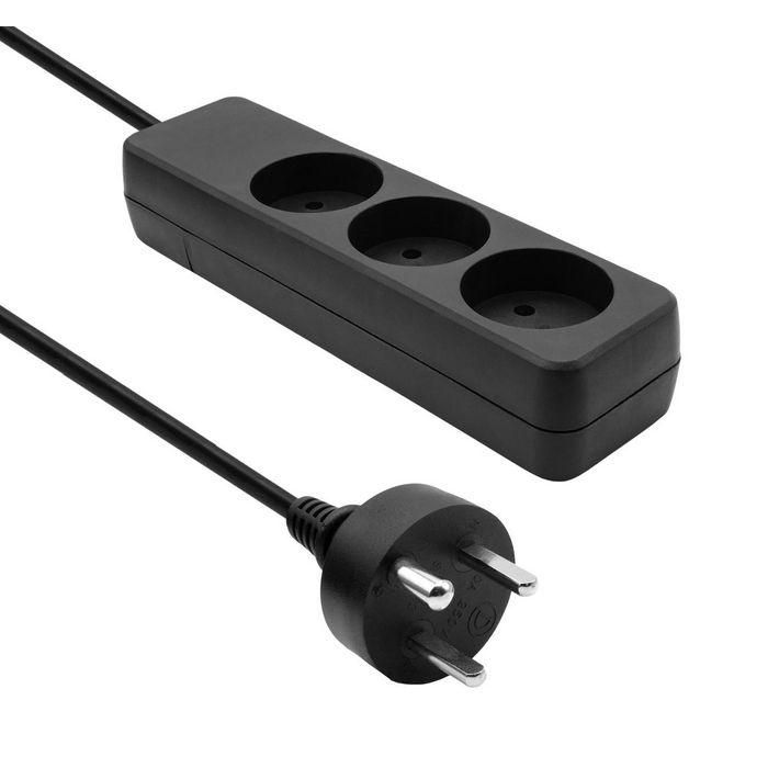 MicroConnect Danish Power Strip 3-way White, with 15m EDB cable MicroConnect Danish Power Strip 3-way White, with 15m EDB cable