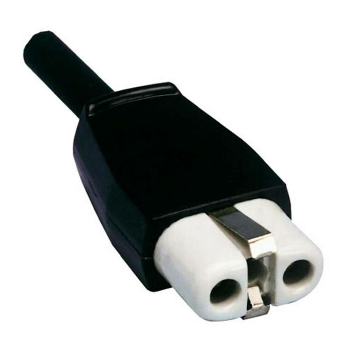 Fbright C15 Base aérea bipolar esteatita 16A 250V~ 40x75x21mm porcelana y baquelita para planchas y freidoras