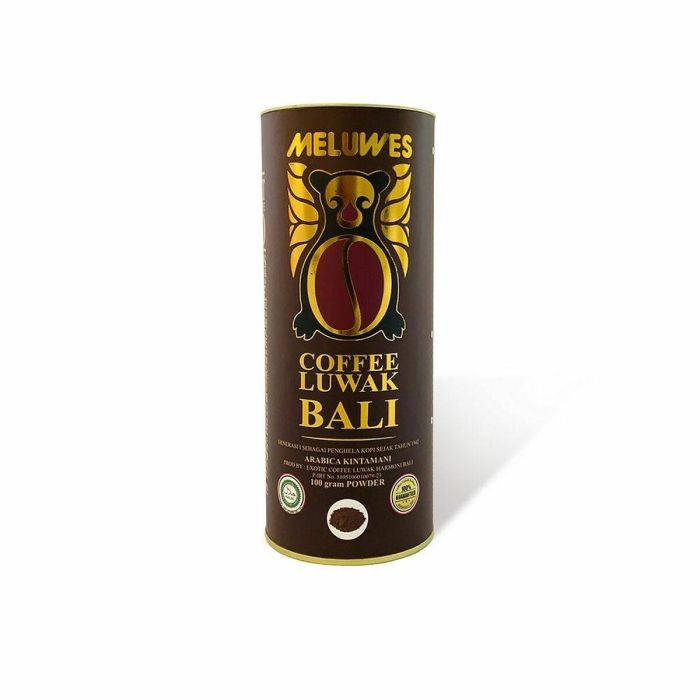 Coffee Luwak Bali Café Kopi Luwak Bali Molido 100 % Molido 100 gr Coffee Luwak Bali Café Kopi Luwak Bali Molido 100 % Molido 100 gr