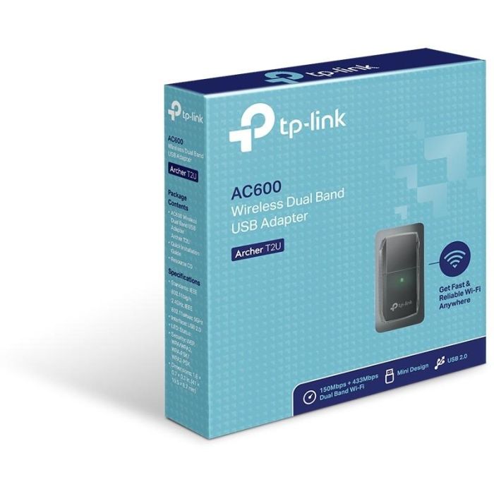 TP-Link Archer T2U Adaptador WiFi USB 2.0 Inalámbrico 600 Mbit/s, Doble Banda (2.4/5 GHz) Wi-Fi 5 (802.11ac) para PC/Portátil, Negro 8 TP-Link Archer T2U Adaptador WiFi USB 2.0 Inalámbrico 600 Mbit/s, Doble Banda (2.4/5 GHz) Wi-Fi 5 (802.11ac) para PC/Portátil, Negro 8
