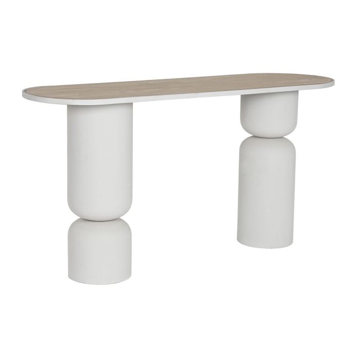 Consola Home ESPRIT Blanco Metal Madera MDF 150 x 45 x 77 cm 1