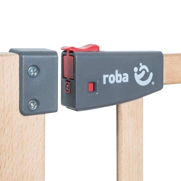 Barrera de seguridad para puerta para bebés Safety Up - ROBA - Ancho ajustable de 70 a 118,5 cm 4