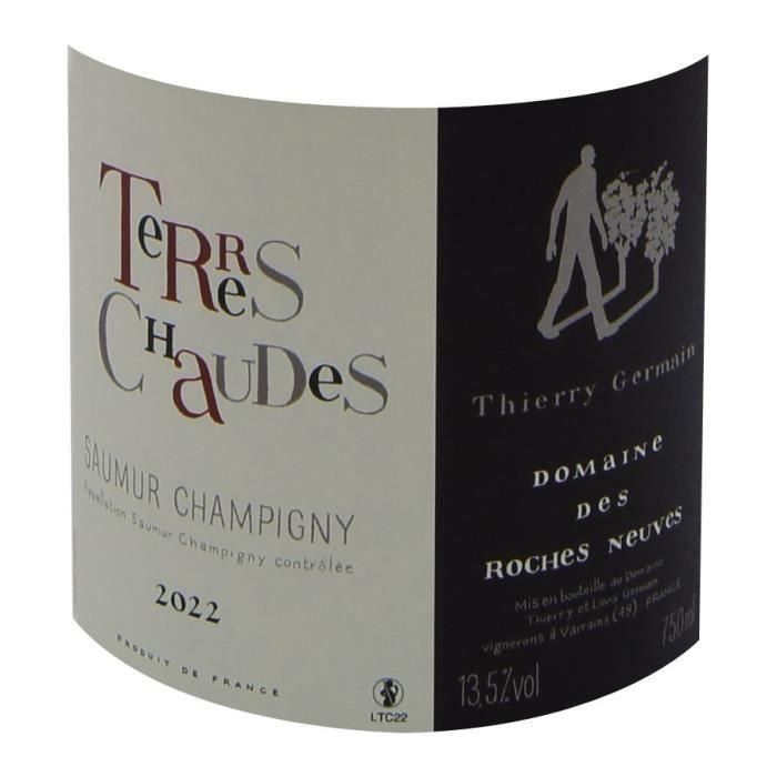 Domaine des Roches Neuves Cuvée Terres Chaudes 2022 Saumur Champigny - Vino tinto del Loira - Ecológico 1