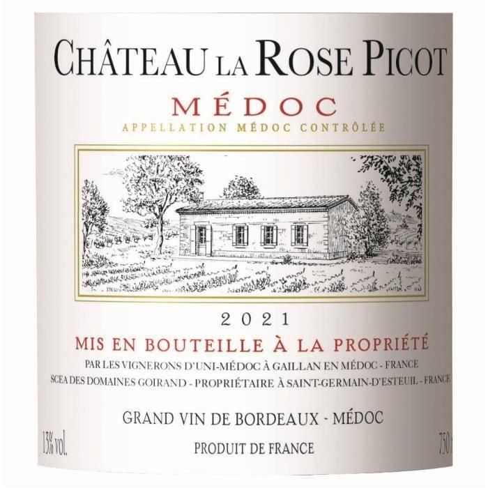 Château la Rose Picot 2021 Médoc - Burdeos Ructs Wine 1