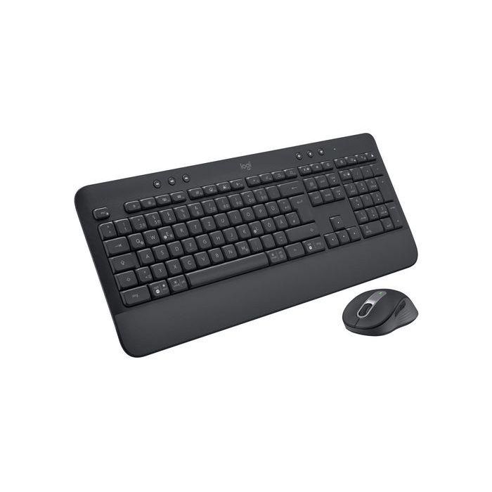 Logitech MK650 Signature Combo Inalámbrico Teclado de Tamaño Completo y Ratón para Empresas Logi Bolt SilentTouch SmartWheel 5