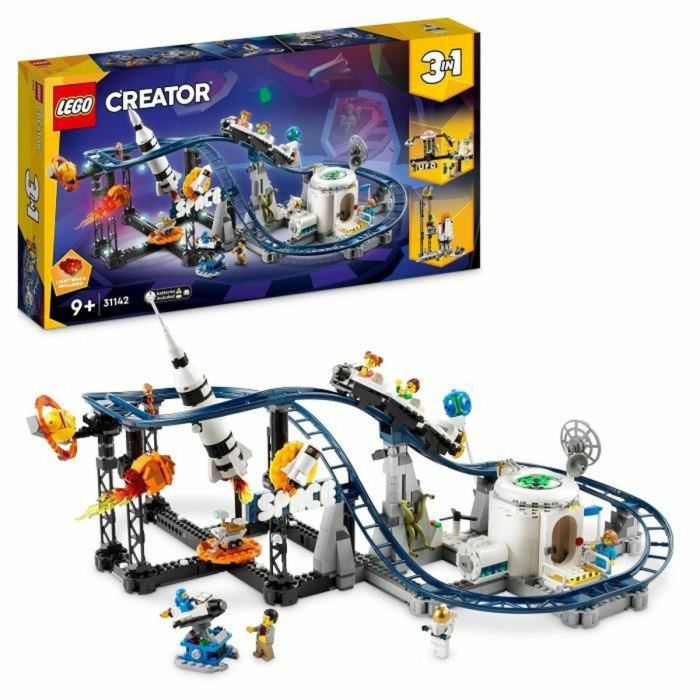 LEGO 31142 Creator Montaña Rusa Espacial, Juguete con Cohete Espacial, Planetas y Ladrillos 0 LEGO 31142 Creator Montaña Rusa Espacial, Juguete con Cohete Espacial, Planetas y Ladrillos 0