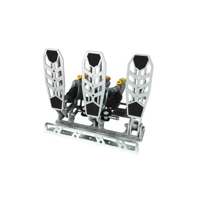RPB RPB0003 Pedalera Drifting & Rally Embrague Hidráulico, Acelerador Cable, Freno Repartidor, Montaje Suelo, Antideslizante RPB RPB0003 Pedalera Drifting & Rally Embrague Hidráulico, Acelerador Cable, Freno Repartidor, Montaje Suelo, Antideslizante