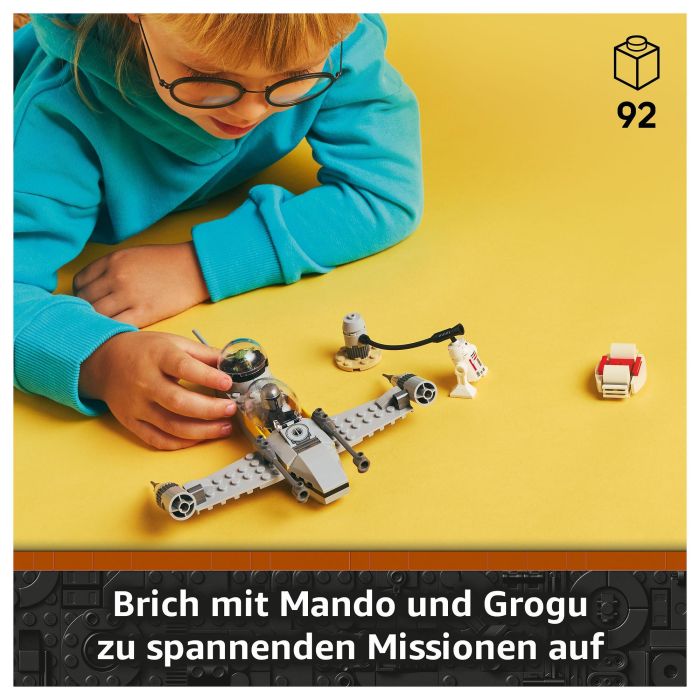 Lego Star Wars Caza Estelar N-1 de Mando y Grogu 75410 con 3 Personajes LEGO 17