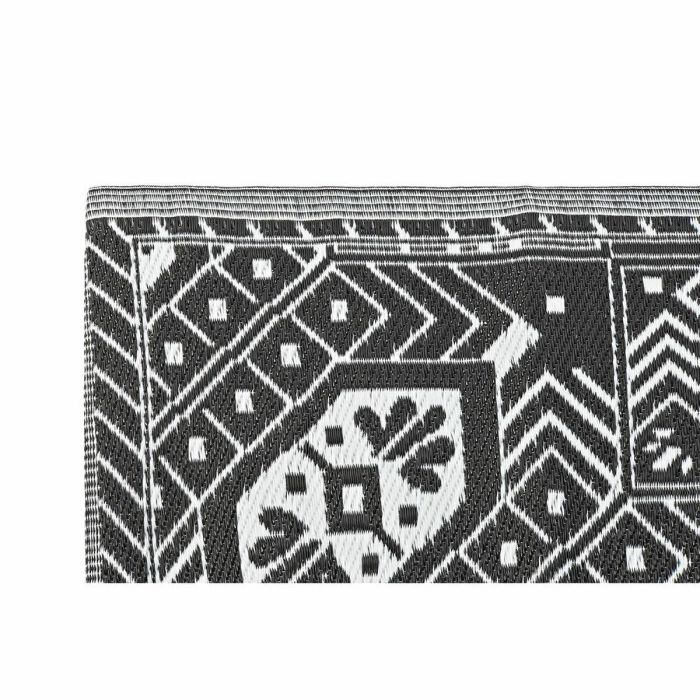 Alfombra DKD Home Decor Blanco Negro 180 x 1 x 120 cm (2 Unidades) 3 Alfombra DKD Home Decor Blanco Negro 180 x 1 x 120 cm (2 Unidades) 3