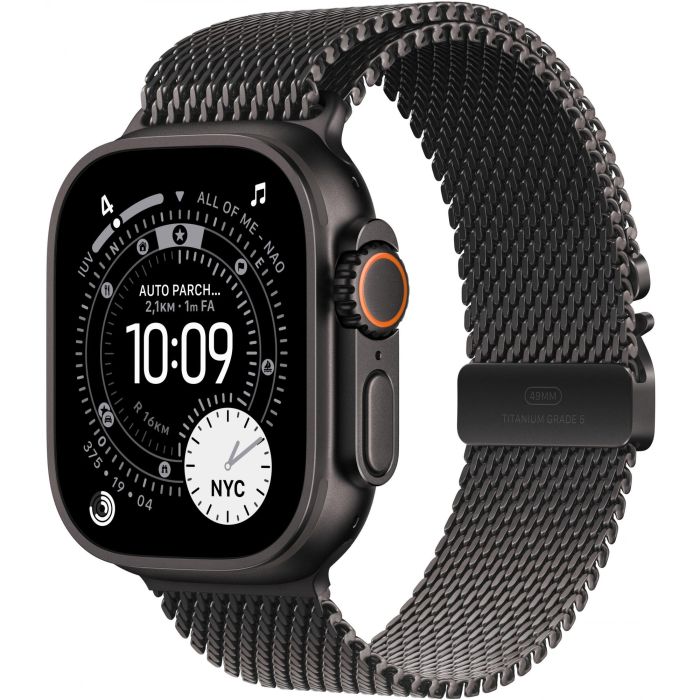Apple Watch Ultra 3 Titanium Cellular 49mm Titan negro (Milanaise Titan schwarz) Large 0 Apple Watch Ultra 3 Titanium Cellular 49mm Titan negro (Milanaise Titan schwarz) Large 0