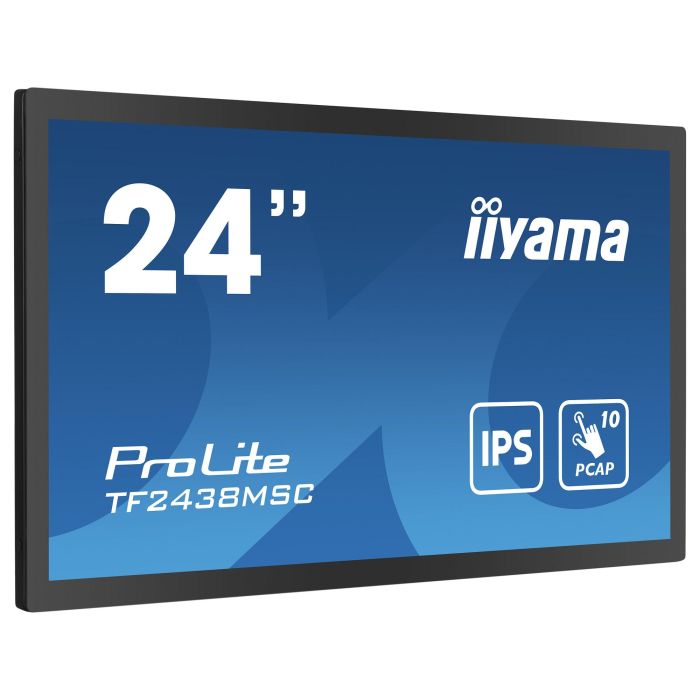 IIYAMA TF2438MSC-B1 60.5cm (23.8") 1920x1080 Full HD LED IPS 5ms 16:9 Táctil 10Ptos Capacitivo 600cd/m² 1000:1 178° Negro IIYAMA TF2438MSC-B1 60.5cm (23.8") 1920x1080 Full HD LED IPS 5ms 16:9 Táctil 10Ptos Capacitivo 600cd/m² 1000:1 178° Negro
