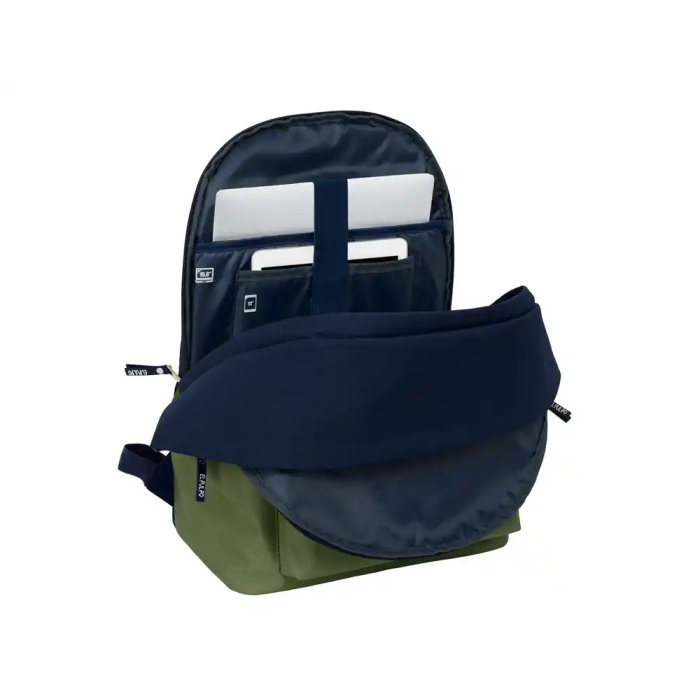 Safta Mochila Doble para Portátil 15,6" con USB "El Pulpo" Verde 31x44x18 cm 4