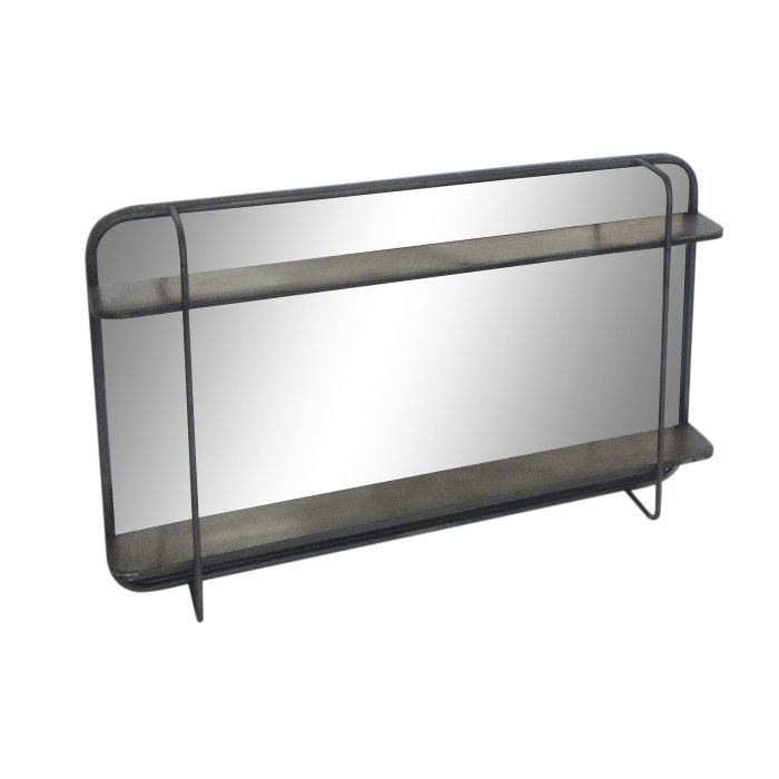 Espejo Loft DKD Home Decor Negro 12 x 50 x 80 cm