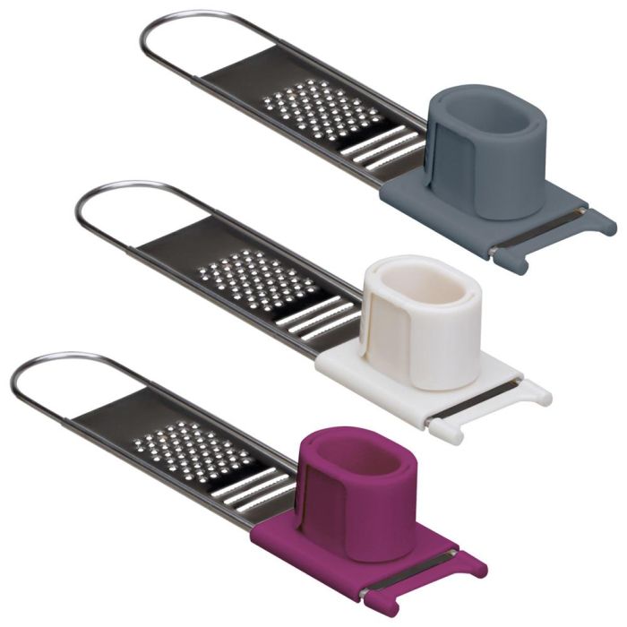 Cook Concept Rallador de Especias Acero y Plástico para Aromatizar Platos, Largo 22.5 cm 2