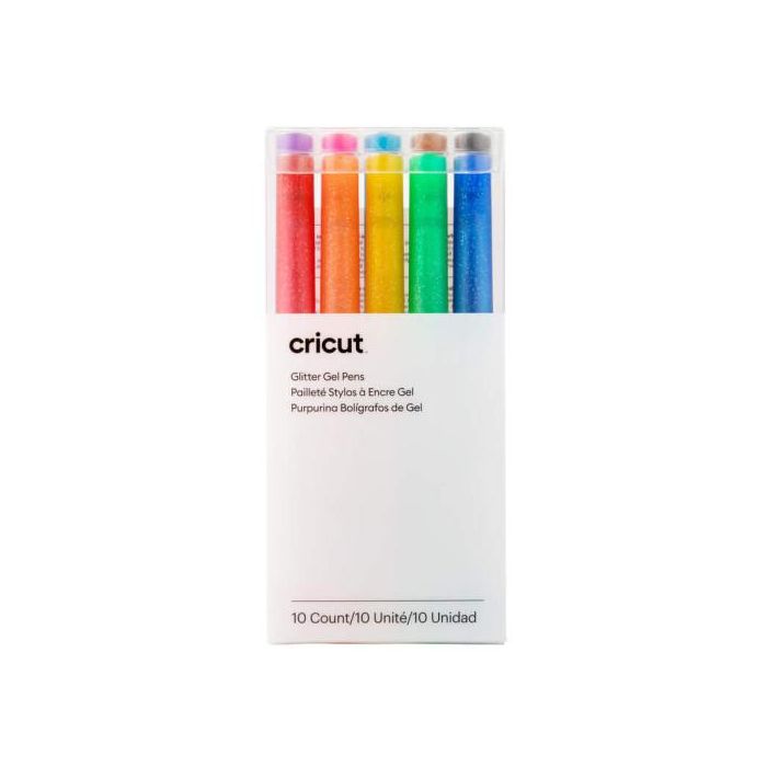 Cricut 2009962 bolígrafo de gel Bolígrafo de gel con tapa Negro, Azul, Marrón, Verde, Azul claro, Naranja, Rosa, Púrpura, Rojo, Amarillo 10 pieza(s) Cricut 2009962 bolígrafo de gel Bolígrafo de gel con tapa Negro, Azul, Marrón, Verde, Azul claro, Naranja, Rosa, Púrpura, Rojo, Amarillo 10 pieza(s)