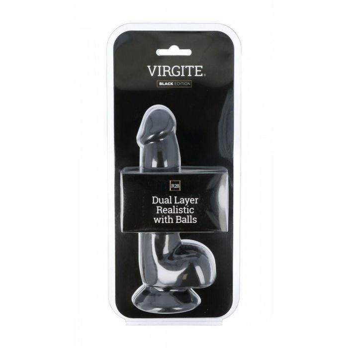Consolador Realista Virgite R28 Negro 20 cm 5 Consolador Realista Virgite R28 Negro 20 cm 5