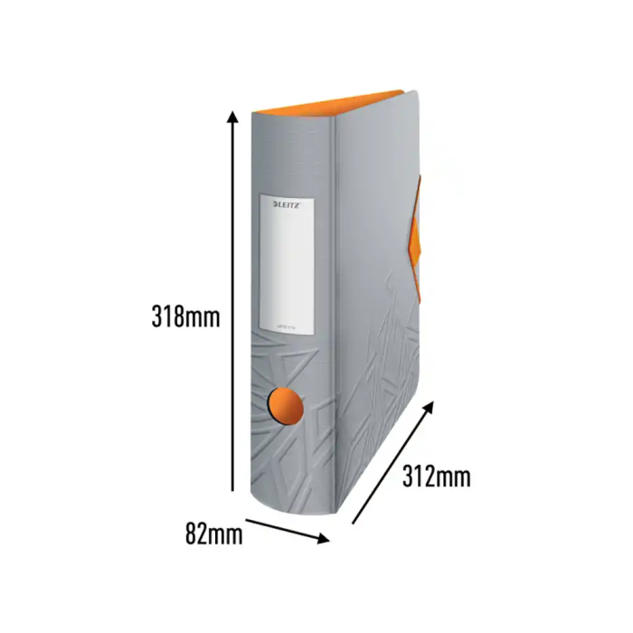 Archivador Palanca Leitz Urban Chic A4 180º 82Mm Gris (Set de 5) 4