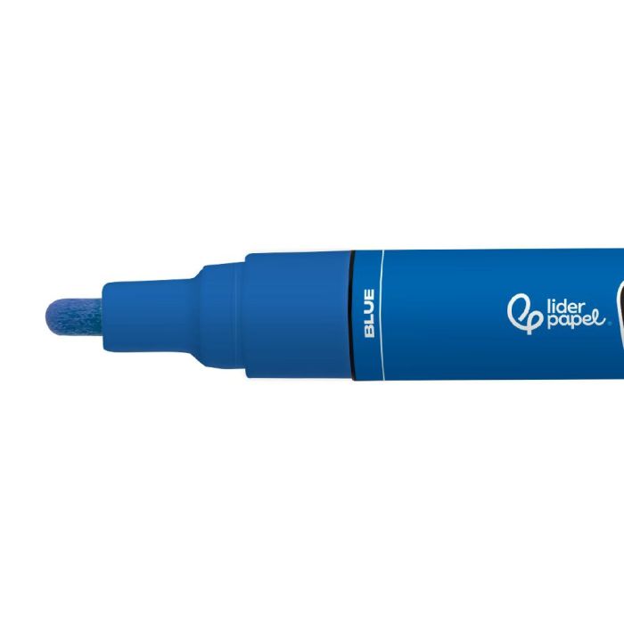 Rotulador Liderpapel Acrylic Base Agua Todo Tipo De Superficie Punta Redonda 3 mm Azul 2 Rotulador Liderpapel Acrylic Base Agua Todo Tipo De Superficie Punta Redonda 3 mm Azul 2