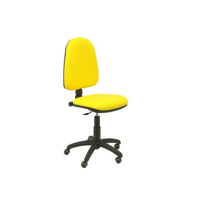 Silla Piqueras Y Crespo Ayna Mecanismo Contacto Permanente Ruedas De Parquet Asiento Y Respaldo Tapizado Bali Amarillo