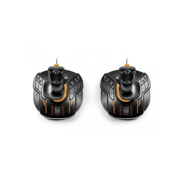 Thrustmaster T.16000M FCS SPACE SIM DUO 2960815 Palanca de mando USB Negro/Naranja para PC - Analógico/Digital 2