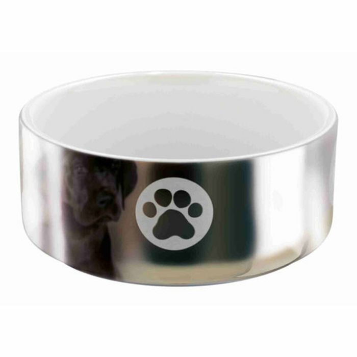 Comedero para Perro Trixie Blanco Plateado Ø 12 cm 300 ml 1