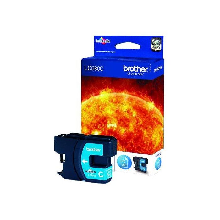Cartucho Inkjet Brother Lc 980C Cian Dcp-145C/Dcp-165C (260 Pag.)