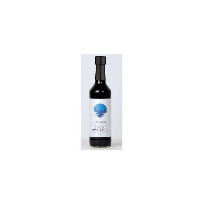 CLEARSPRING Salsa de Soja Shoyu 500ml Orgánica, Fermentación Lenta Natural en Barriles de Cedro, Vegana
