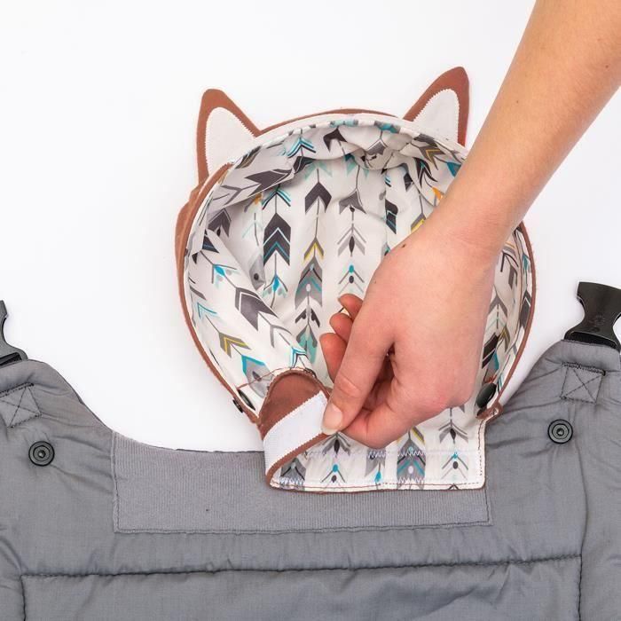 Infantino INF0773554002089 Mochila Porta Bebé Cuddle Up Fox - 2 modos: Cara Ventral y Dorsal 2 Infantino INF0773554002089 Mochila Porta Bebé Cuddle Up Fox - 2 modos: Cara Ventral y Dorsal 2