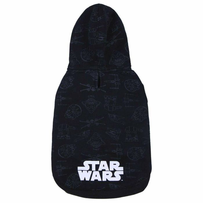 Star Wars Sudadera para Perro con Diseño de Darth Vader, Algodón Cepillado, Color Negro, Talla XXS 3