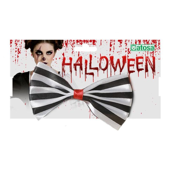 Pajarita Halloween Blanco y Negro para Mujer Adulto 1 Pajarita Halloween Blanco y Negro para Mujer Adulto 1