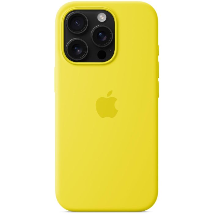 Apple Funda de Silicona MagSafe Original para iPhone 16 Pro - Carcasa Protectora con Ajuste Preciso - Color Carambola 3 Apple Funda de Silicona MagSafe Original para iPhone 16 Pro - Carcasa Protectora con Ajuste Preciso - Color Carambola 3