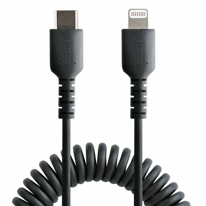 Cable USB a Lightning Startech RUSB2CLT50CMBC Negro 50 cm Cable USB a Lightning Startech RUSB2CLT50CMBC Negro 50 cm