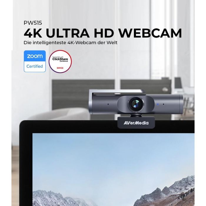 AVerMedia Webcam. Live Stream Cam 515 (PW515). 4K HDR 1
