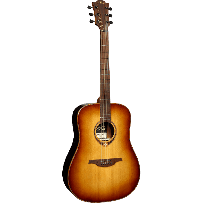 LAG Guitarra Acústica Dreadnought Tramontane 118 - Brown Shadow Lag Acabado Brillante 1