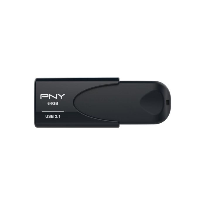 Memoria USB PNY Attaché 4 Negro 64 GB 10 Memoria USB PNY Attaché 4 Negro 64 GB 10