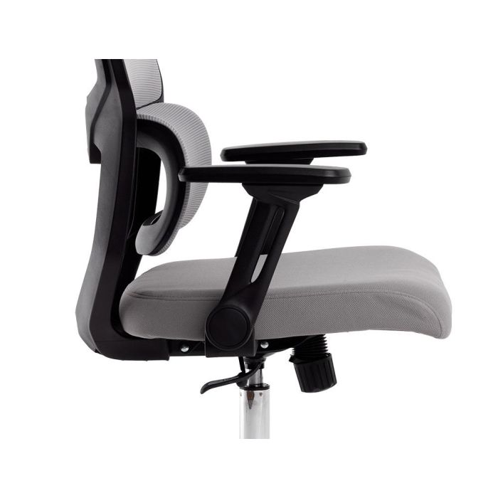 Silla Q-Connect Oficina Lucca Malla Base Metalica Alt Max 1090 Anc 700 Prof 650 Ruedas Premium Color Negro Gris 3